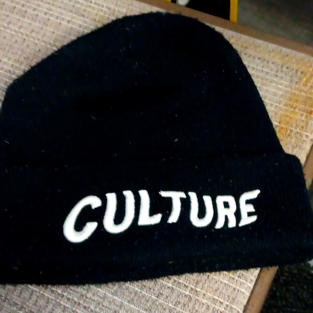 Migos YRN black "Culture" beanie